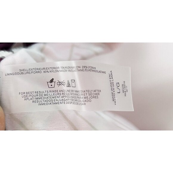 Charlie by Matthew Zink MZ Mixed Zag Rosa Halter Bandeau Bikini Set Sz Large - Picture 9 of 11